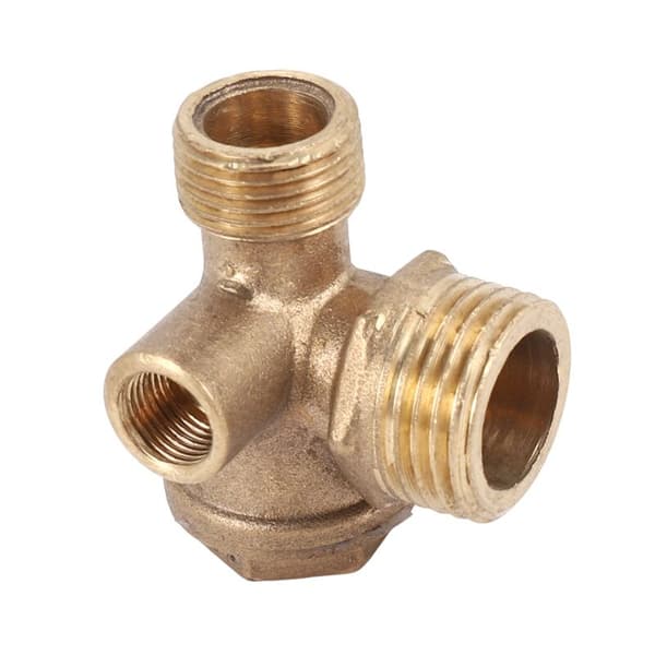 1 Trevejs Luftkompressor Tilbageventil Direkte Forbindelse Luftkompressor Tilbageventil, Ventilport: 20Mm 16Mm 10Mm
