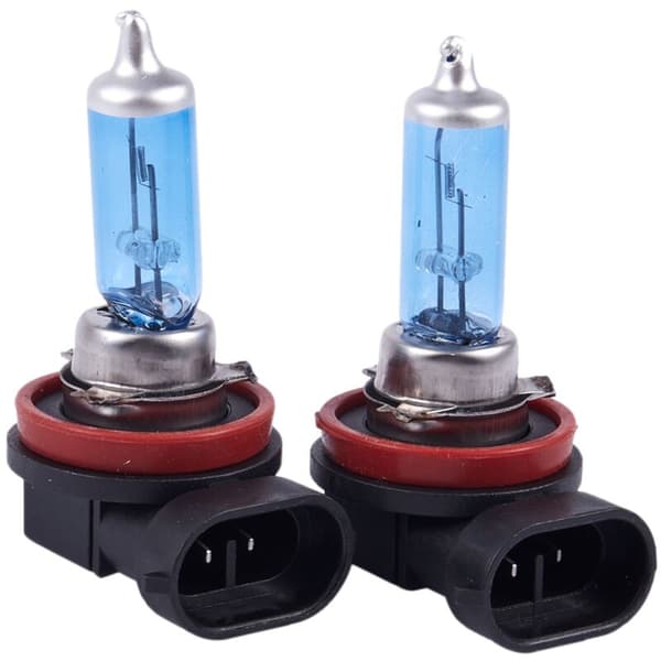2 stk H11 100W Super White Halogenpærer for Xenon Hovedlys