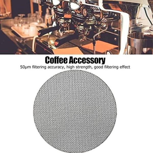 1 kpl sarja 51mm seula /Espresso Portafilter pohjan suihkuseula/kosketusnäyttö - ruostumaton teräs