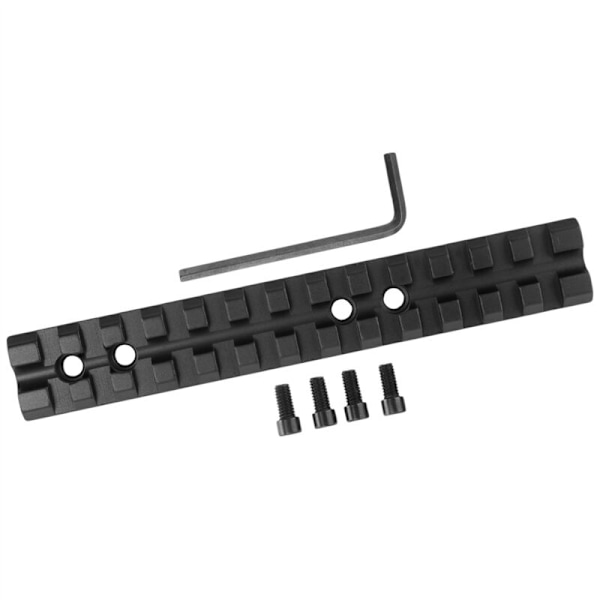 14cm Picatinny-kikkert / 13 slots kikkert skinne sort