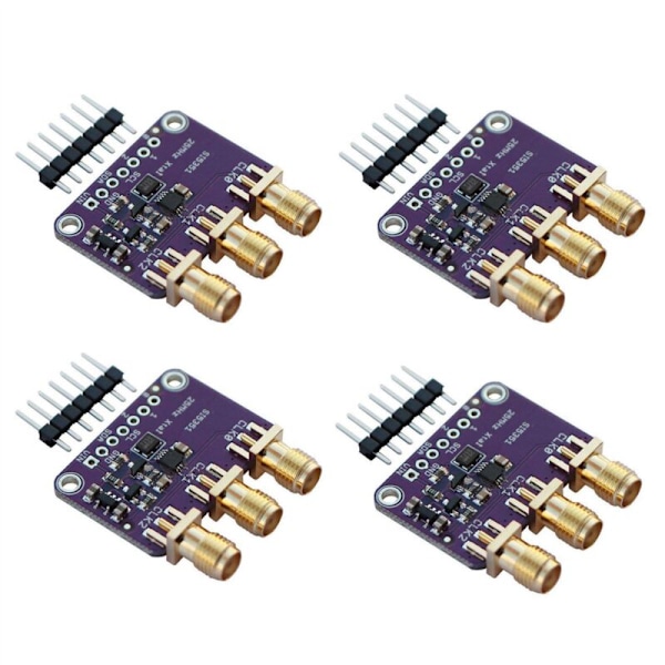 4X Si5351A I2C Klockgenerator Breakout Board 25Mhz 8Khz till 160Mhz för D9I2