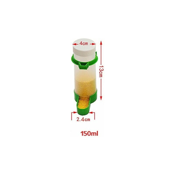 Fågelvattenare - Plastfågelmatare/Dricksautomat Automatisk Frövattenmatare Bur för Papegoja Undulat