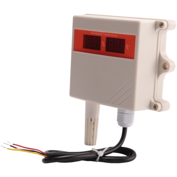 RS485 Temperatur- og Fugtighedssensor Vandtæt Digital Lufttemperatur- og Fugtighedssender LED-display (C)