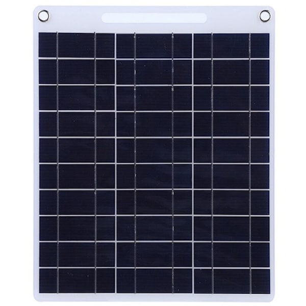 60W Bærbar Solpanel 5V Dobbelt USB Oplader Panel Kit Udendørs Nødopladning Batteri Rejse Telefonoplader