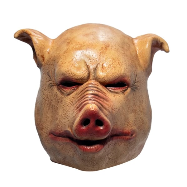 Pig Mask Bloody Animal Head Butcher Mask for Carnival Masquerade Halloween kostyme Cosplay Skrekkrekvisit