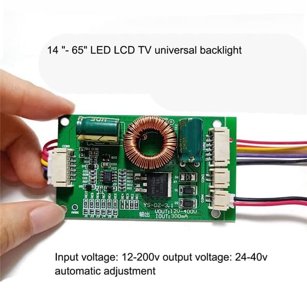 14 - 65 tommer LED LCD baggrundsbelysning TV Universal Boost konstantstrømsdriverkortkonvertere adapterbro