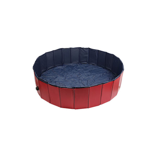 Hundebassin 120x30cm, Foldbar Hundebadkar Ikke-giftige Stoffer, Børnepool til Have, Terrasse eller Badeværelse, Mere Robust Ny Version - Slidstærk (