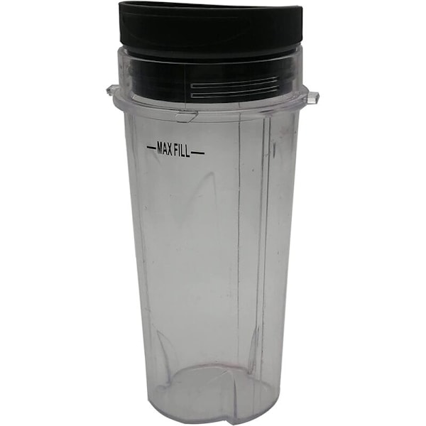 Blenderkop-Reservedele med Låg 16 Ounce, Kompatibel med Ninja Blender Tilbehør BL770 BL780 BL660