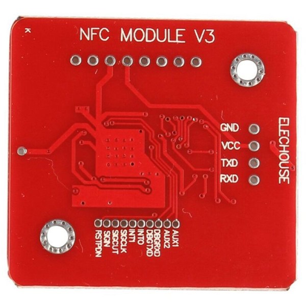 PN532 NFC NXP RFID-modul V3-kit, närfältskommunikationsläsare modulkit I2C SPI med S50 vit nyckelkort