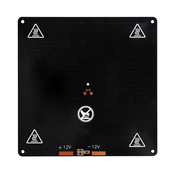 12V 150X150MM Uppvärmd Säng Varm Säng Aluminiumunderlag för MK3/MK2A Plattform Nät 3D-skrivardelar DIY