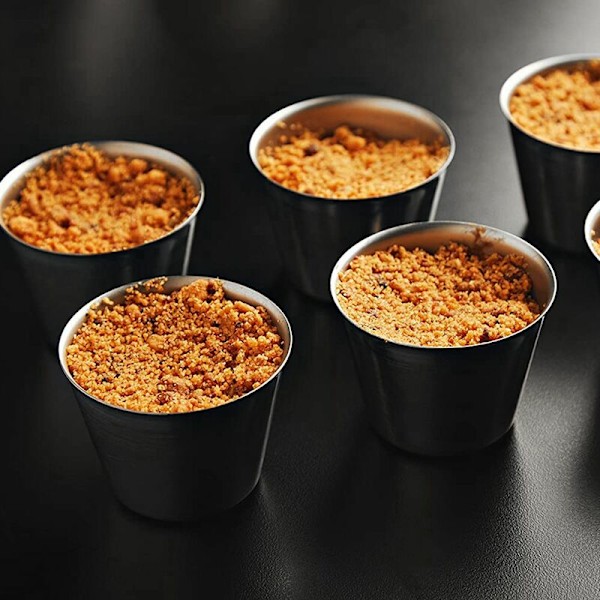 48 pak rustfrit stål krydderisauce kopper, kommerciel kvalitet dyppe sauce kopper, ramekin krydderisauce kopper