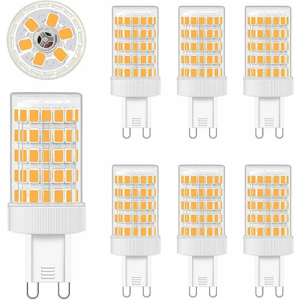 G9 LED 10W, G9 LED-lampor Varmvitt 2700K Glödlampor motsvarande 80W Ljus 900LM G9-lampor AC 220V Ljus 360º Bredstrålevinkel 862835 SMD Ej dimbar