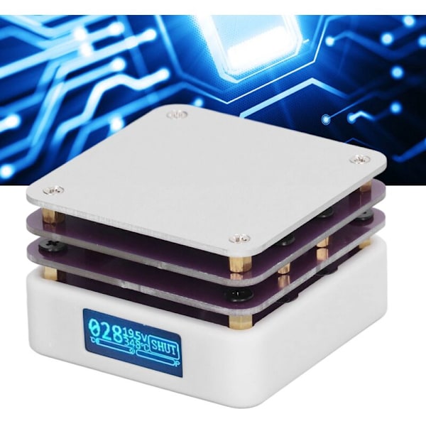 Lödstations Värmeplatta Förvärmning Mini Smart Termostat 20V för Reparation DIY Lab
