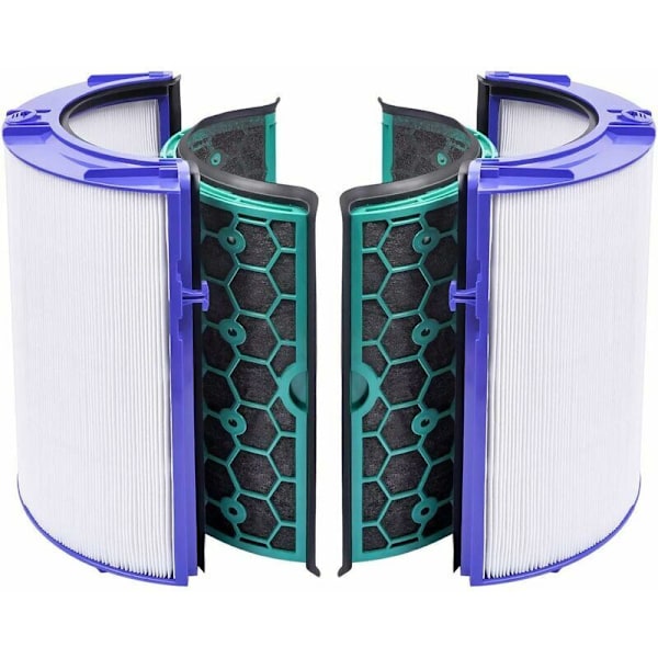 Filter för Dyson HP04/ TP04/ DP04/ HP05/ TP05 förseglade tvåstegs Lila, Luftrenare Tillbehör 360° Filtersystem