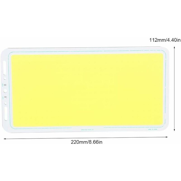 COB LED-paneelilamppu Helmiä Integroitu 12V 70W 7000lm Valo Tie Camping Yökalastus Juhliin