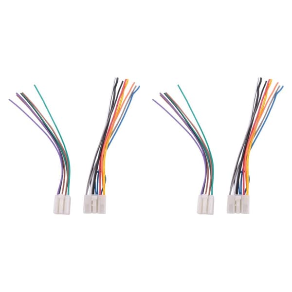 Universal Stereo CD-afspiller ledningsnet // Eftermarkedsradio stikadapter kabel 2 par