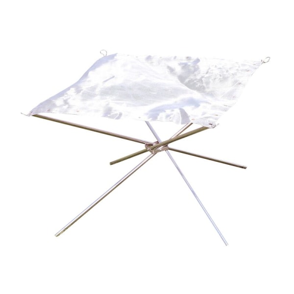 Bærbar udendørs ildsted foldbar net pejs madlavning bagning stativer til camping have ildsted grill
