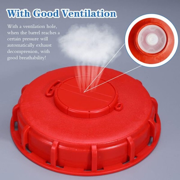 IBC Tanklock 163mm Tanklock 1000l IBC Tanklock IBC Tote Lock Ventilerad IBC Vattentanklock för 1000L Vattentank
