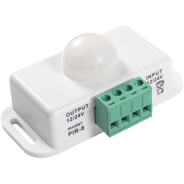 DC 12V/24V 8A Kropp Infraröd PIR Rörelsesensor Switch LED Auto Ljusremsa, PIR Sensor LED Rörelsesensor Switch