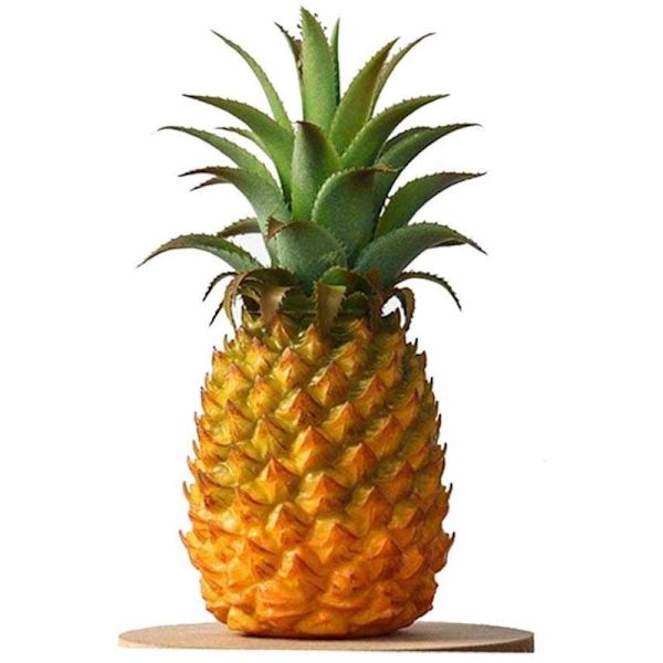 Realisttisk Kunstig Frukt Falsk Ananas for Visning Høy Simulering Kunstig Dummy Frukt Grønnsaker Studio Fotorekvisitt DIY Dekorasjon Tilbehør
