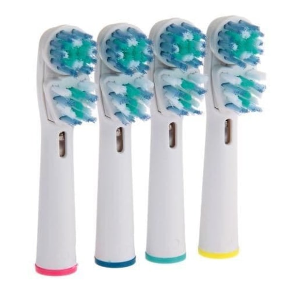 4st Borsthuvud Elektrisk tandborste Skötsel Tyle Dual Clean For Oral