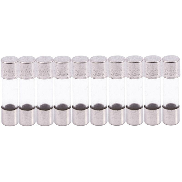 10 stk. sikringsglasrør sikringstype 5X20Mm 250V 63Ma