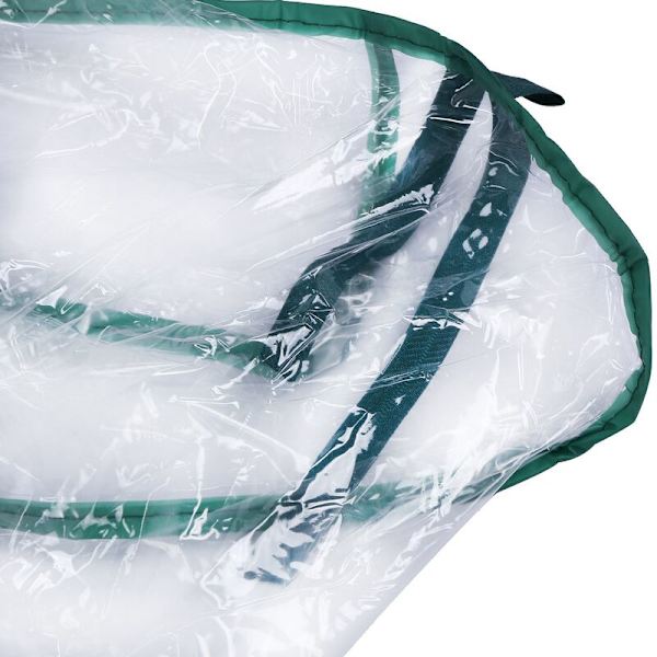 PVC Växthus för Trädgård, Varm Mini Hushållsodling, Vattentät Anti-UV Skydd för Trädgårdsväxter (Järnfäste)