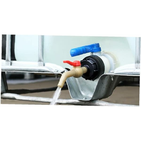 Trädgårdsadapter 1 st IBC Trädgårdsslang Kran Förlängningsanslutningsadapter Adapter