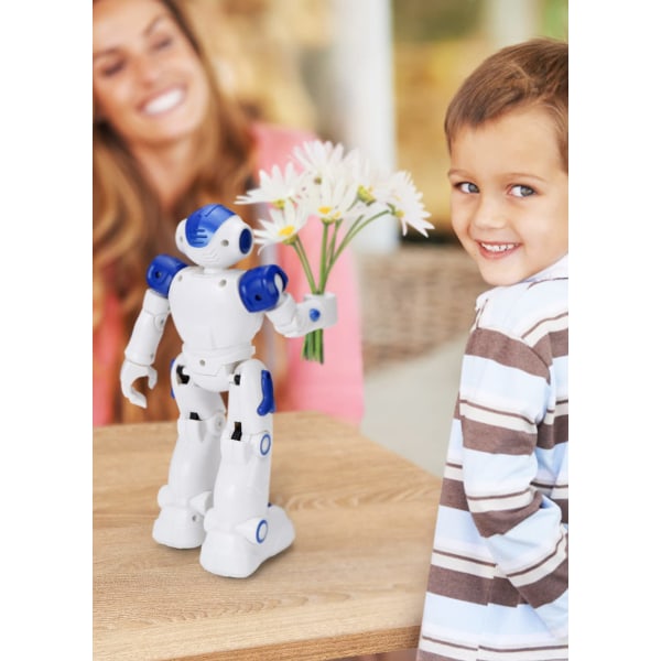 Barns fjärrkontroll robotleksak, gest och avkänning programmerbar fjärrkontroll smart robot lämplig för födelsedagspresenter för pojkar och flickor i åldern