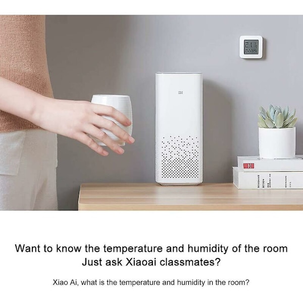 Til Xiaomi Mi Hygrometer Digitalt Termometer Professionelt Bluetooth Termometer Hjem Indendørs Luftfugtighed og Temperaturmåler til Rum Måling, 3stk
