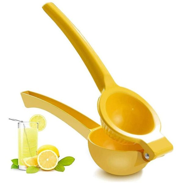 Citrus Lemon Squeezer Manual Juicer, Lime Press Metal Fruit Juice Press, Professional Handheld Kitchen Tool