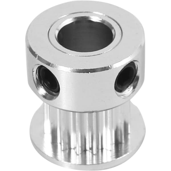 Aluminium GT2 16 tænder 6mm boring synkron remskive flanget synkron remskive til 3D-printer