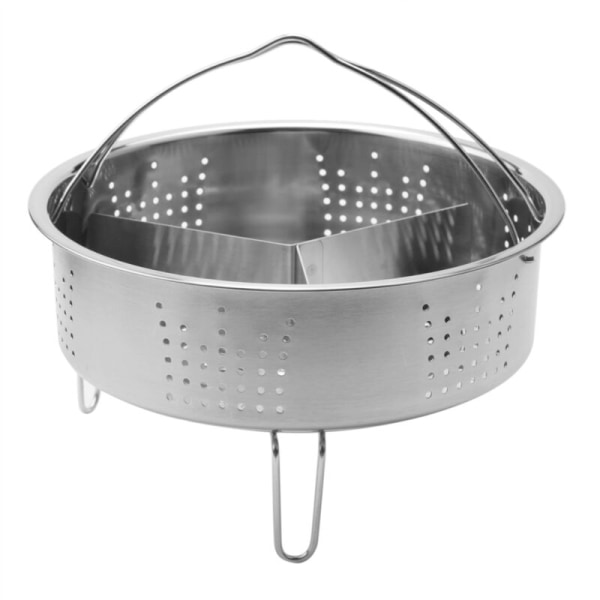 3 st/set tryckkokare tillbehör rostfritt stål ångkokare korg med ägg ångkokare rack, avdelare för kök matlagning