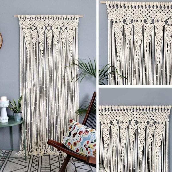 Gardiner 90x180 cm bohemsk macrame