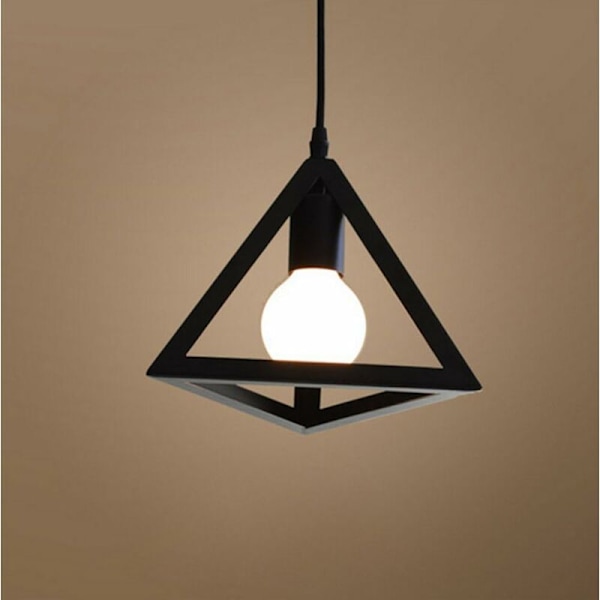 Kreativ Metall Hengelampe Moderne Hengelampe E27 Symmetrisk Svart Taklampe Loftlampe for Kjøkken Spisestue Restaurant
