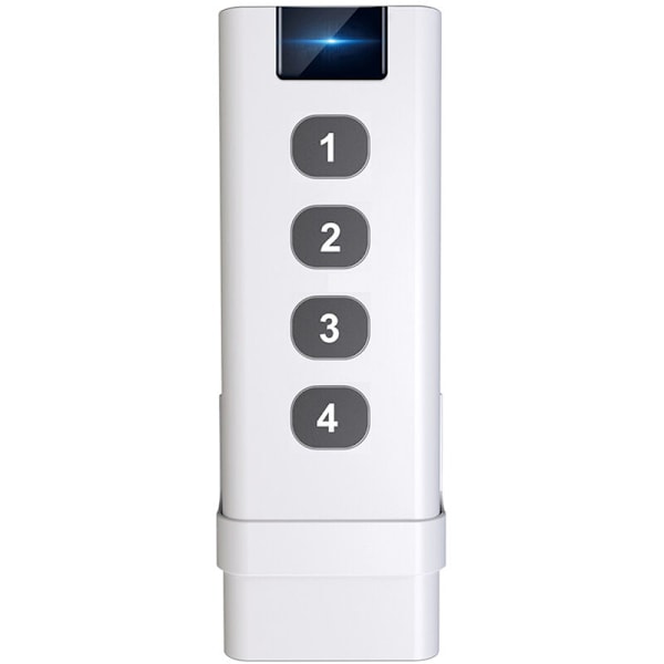 TUYA ZigBee Smart House Trådløs 4-Gangs Scene Switch Bærbar Fjernkontroll Tuya Zigbee Hub Nødvendig Begrensning for å Kontrollere Enhet