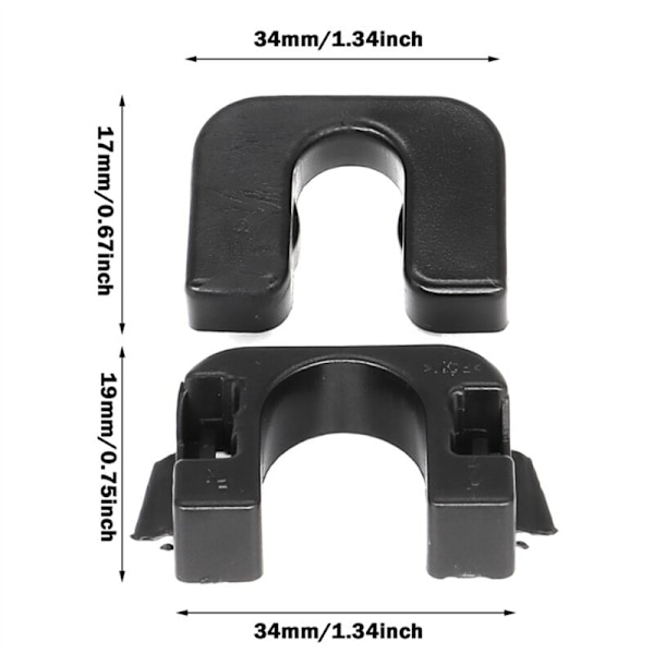 3X Baklucka Lastutrymmes Skyddshyllor Klämmor Hållare för Focus MK3 3 Mondeo 4 MK4 Fiesta MK7 MK8 1539663