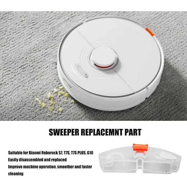 Vattentank Ersättningsdel Sweeper Tillbehör för Xiaomi Roborock S7 T7S T7S PLUS G10