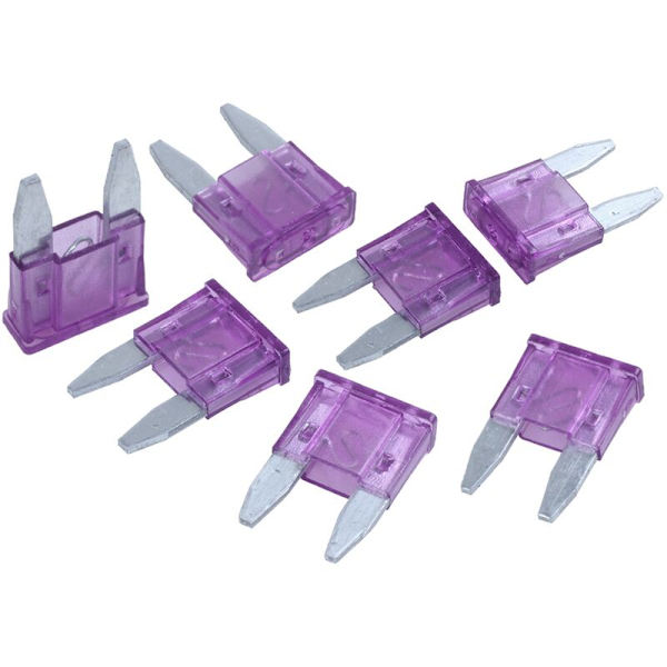 30 stk. Auto Vehicle ATC Blade Fuse Lilla 3A