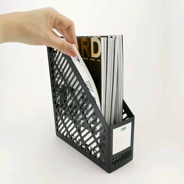 Magazine Holder Magazine Holder Office Magazine Files Vertical Paper Storage For the orderly storage of documents, notebooks and files up to A4 - C4