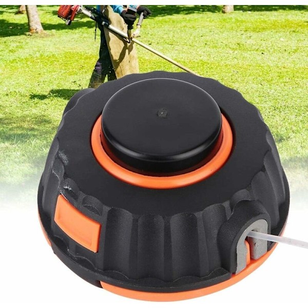 Borsttrimmerhuvud Borsttrimmer Tillbehör Trimmerhuvud för McCulloch Passar B26Ps T26Cs MT260CLS Ersätter 5310250-01 Svart