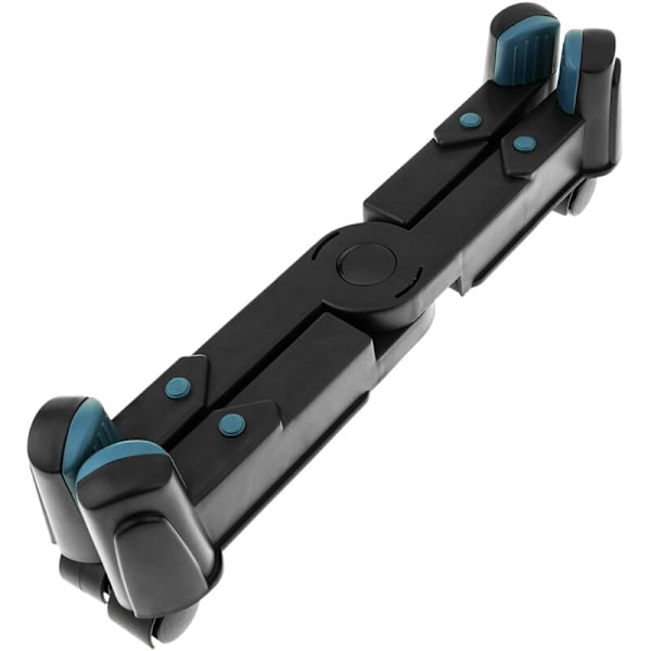 Plastdatorställ med hjul och justerbar höjd från 80 till 250 mm