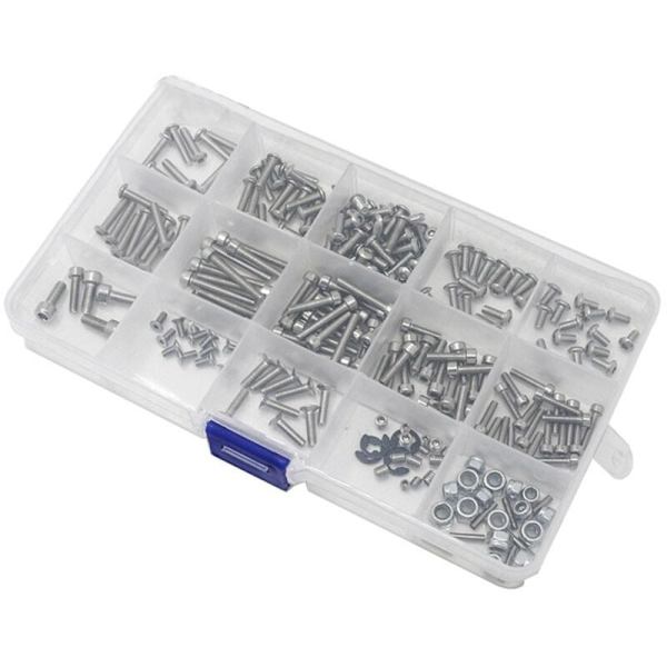 Flat/Round/Cup Head Screw Fixing Nut for YiKong YK4082 YK4102 YK4103 1/8 1/10 RC Crawler Car Spare Parts Accessories