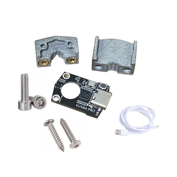 KUSBA PRO - Standardstorlek USB-accelerometermunstycke (V6) för Voron Klipper eller DIY 3D-skrivare