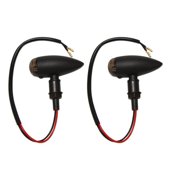 4 stk./sæt røg motorcykel kugle blinklys indikator lampe universel til