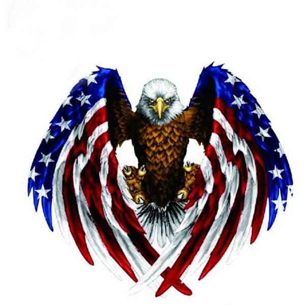 USA bilklistermärke