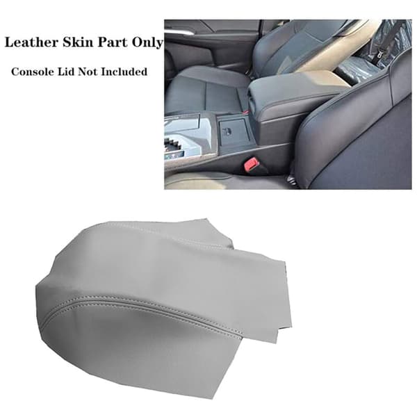 Bilarmrest i skinn til midtkonsoll, lokk, kun del, grå, for Range 2006-2013