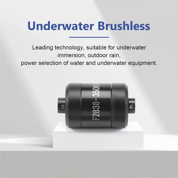 F2838 350KV3-4S Børsteløs undervandslægemotor 2,4 kg tryk 150W IP28 Vandtæt til RC Båd ROV Thruster