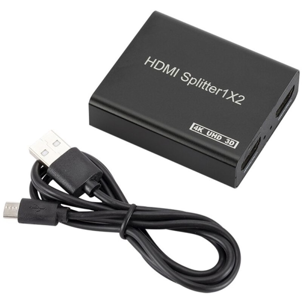 Kompatibel Splitter 1 ind 2 ud Splitter 4K Duplikeret Display/ til 3D Splitter Full HD 4K 30HZ 1080P