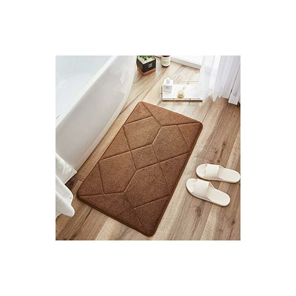 Julklapp-halksäker badmatta, Superabsorberande vattenbadkar, andningsbar och bekväm formad minnesskummatta, sovrum, vardagsrum (1 st 40x60cm